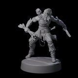 Four Tormented Eyeless Drow Miniature for Dungeons and Dragons, Pathfinder or other TTRPGs