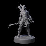 Four Tormented Eyeless Drow Miniature for Dungeons and Dragons, Pathfinder or other TTRPGs