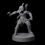 Four Tormented Eyeless Drow Miniature for Dungeons and Dragons, Pathfinder or other TTRPGs