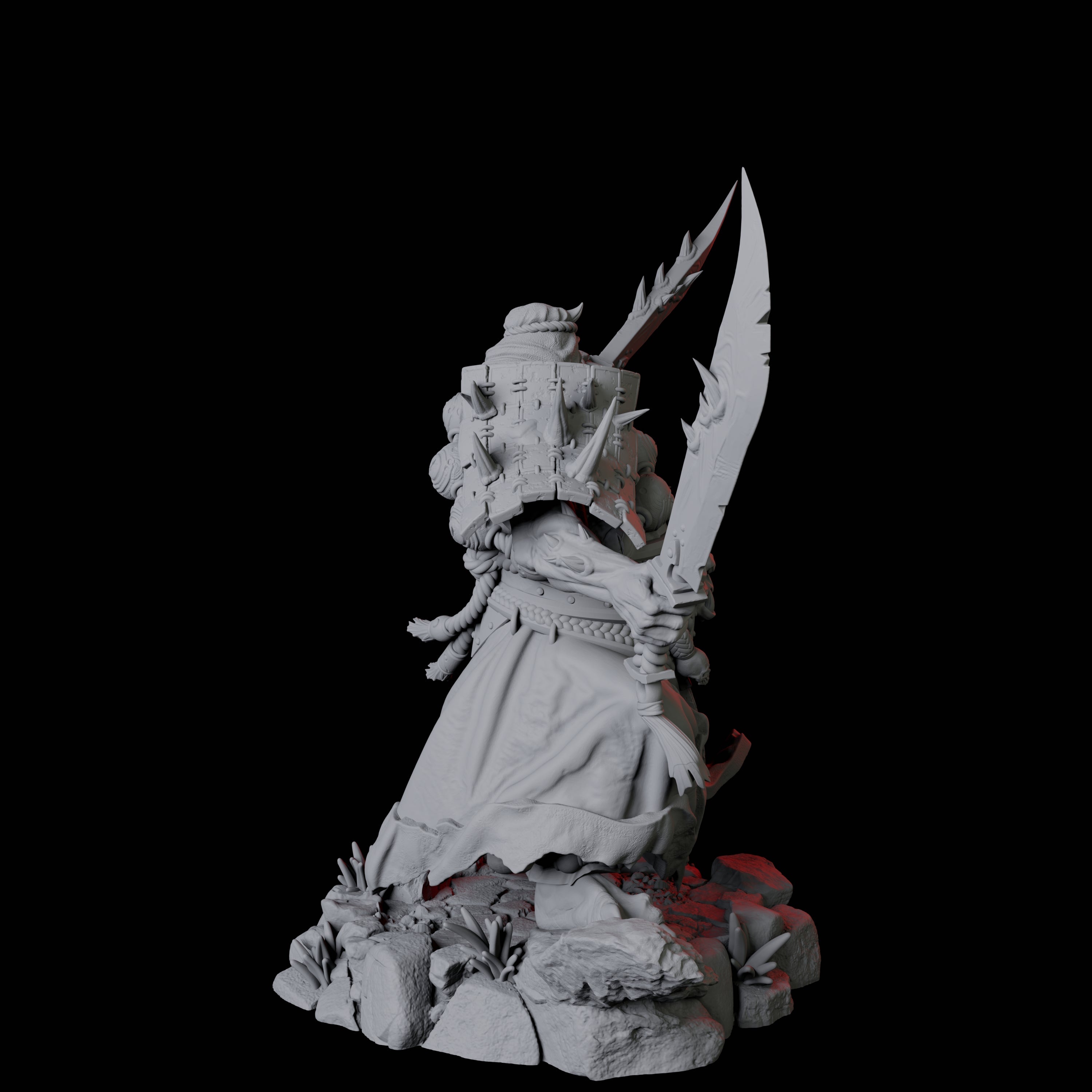 Four Towering Oni Demons Miniature for Dungeons and Dragons, Pathfinder or other TTRPGs