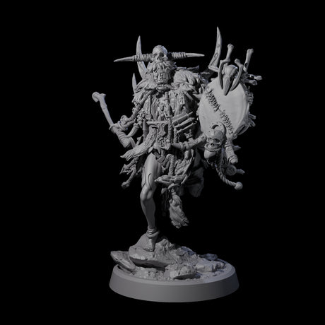 Four Tusked Goblin Shamans Miniature for Dungeons and Dragons, Pathfinder or other TTRPGs
