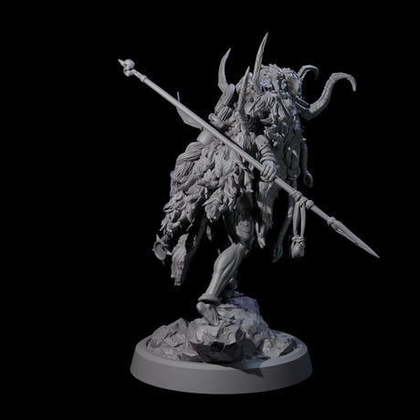 Four Tusked Goblin Shamans Miniature for Dungeons and Dragons, Pathfinder or other TTRPGs