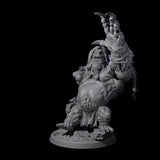 Four Twisted Fomorians Miniature for Dungeons and Dragons, Pathfinder or other TTRPGs
