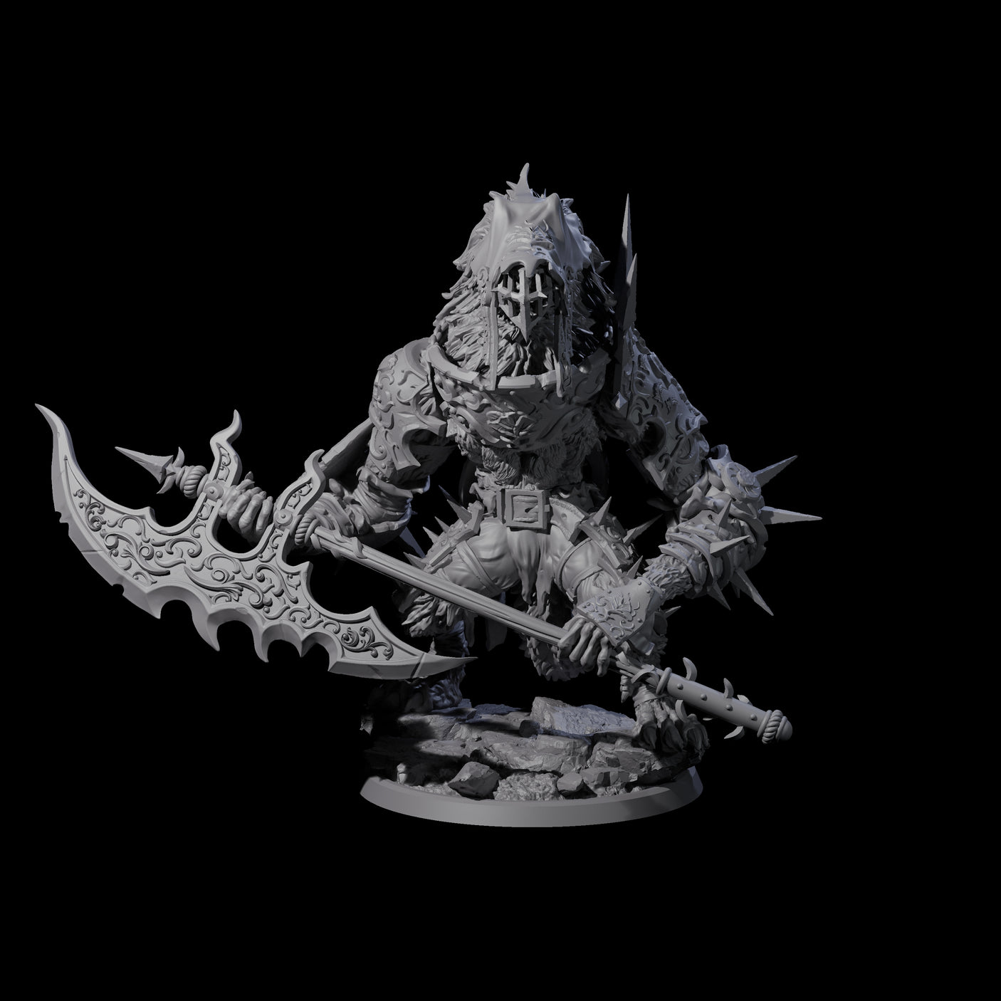 Four Uncontrolable Werewolves Miniature for Dungeons and Dragons, Pathfinder or other TTRPGs