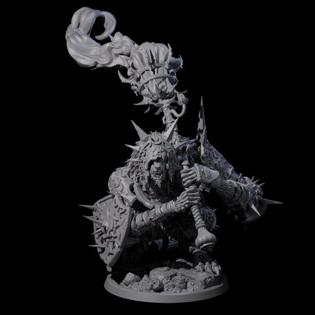 Four Uncontrolable Werewolves Miniature for Dungeons and Dragons, Pathfinder or other TTRPGs