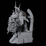 Four Undead Cultists Miniature for Dungeons and Dragons, Pathfinder or other TTRPGs