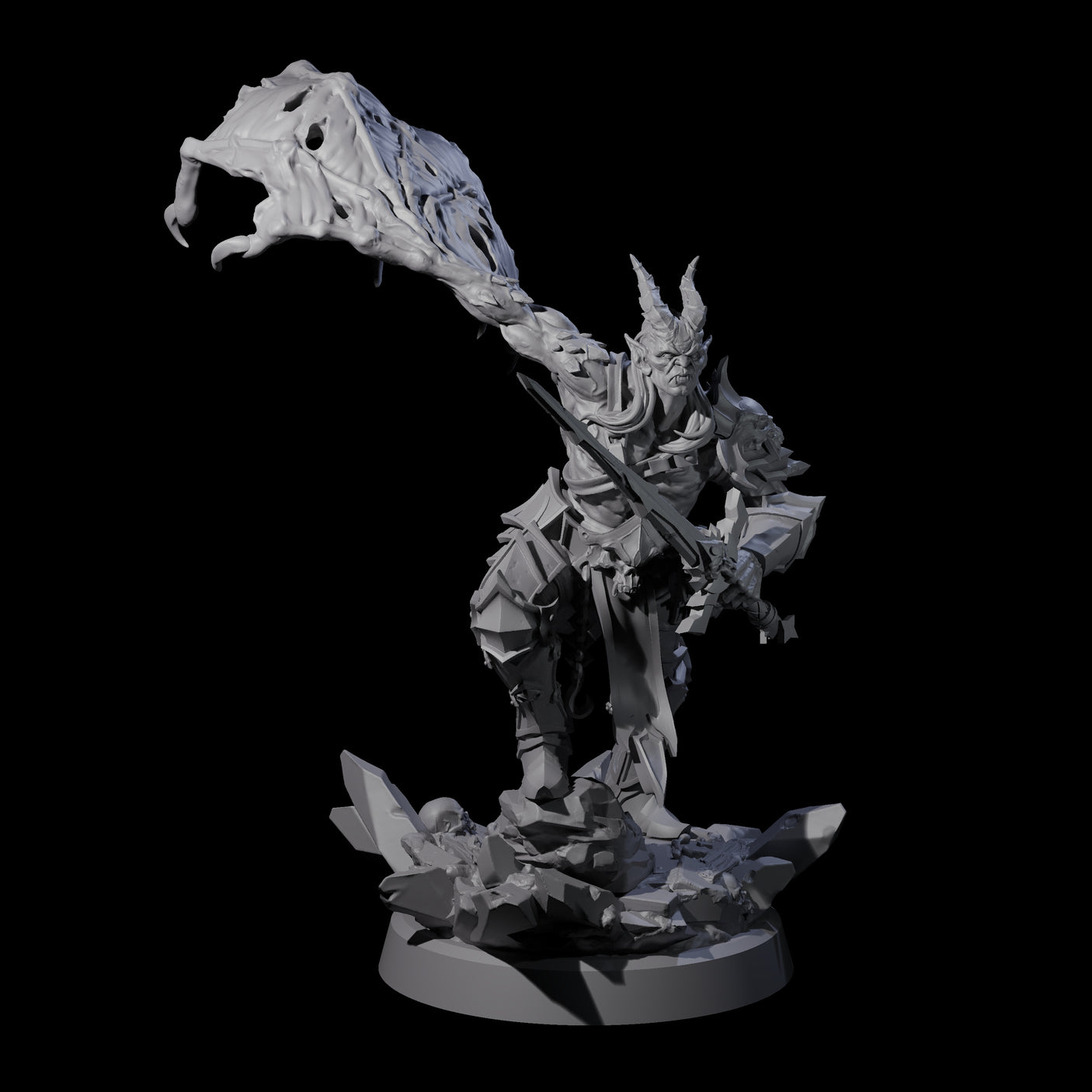 Four Unholy Half Winged Cambions Miniature for Dungeons and Dragons, Pathfinder or other TTRPGs