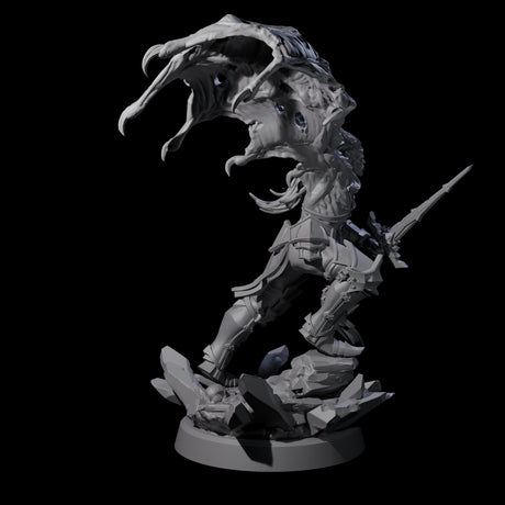 Four Unholy Half Winged Cambions Miniature for Dungeons and Dragons, Pathfinder or other TTRPGs