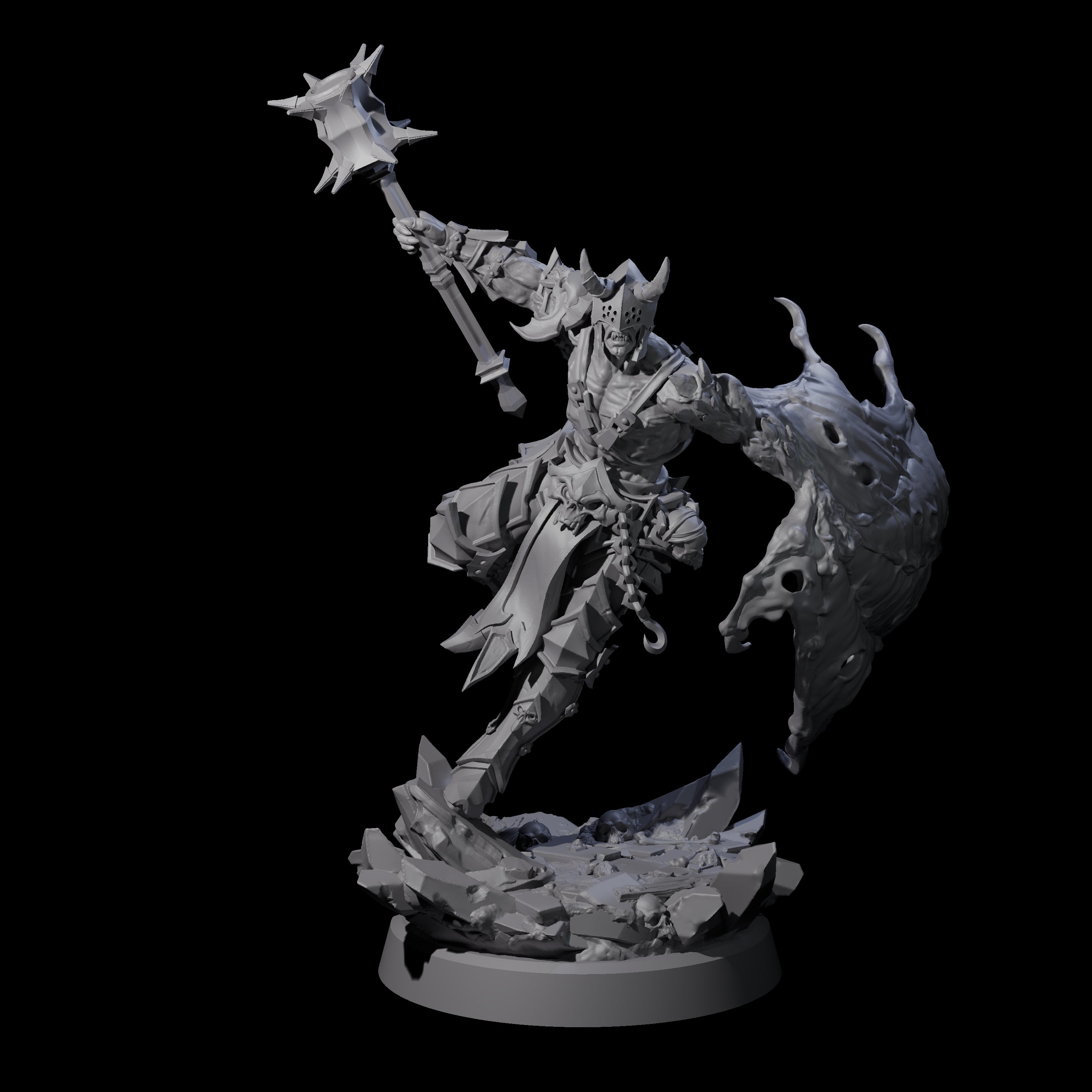 Four Unholy Half Winged Cambions Miniature for Dungeons and Dragons, Pathfinder or other TTRPGs