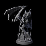 Four Unholy Nephilim Fighters Miniature for Dungeons and Dragons, Pathfinder or other TTRPGs