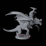 Four Valiant Dragonborn Warriors Riding Dragons Miniature for Dungeons and Dragons, Pathfinder or other TTRPGs