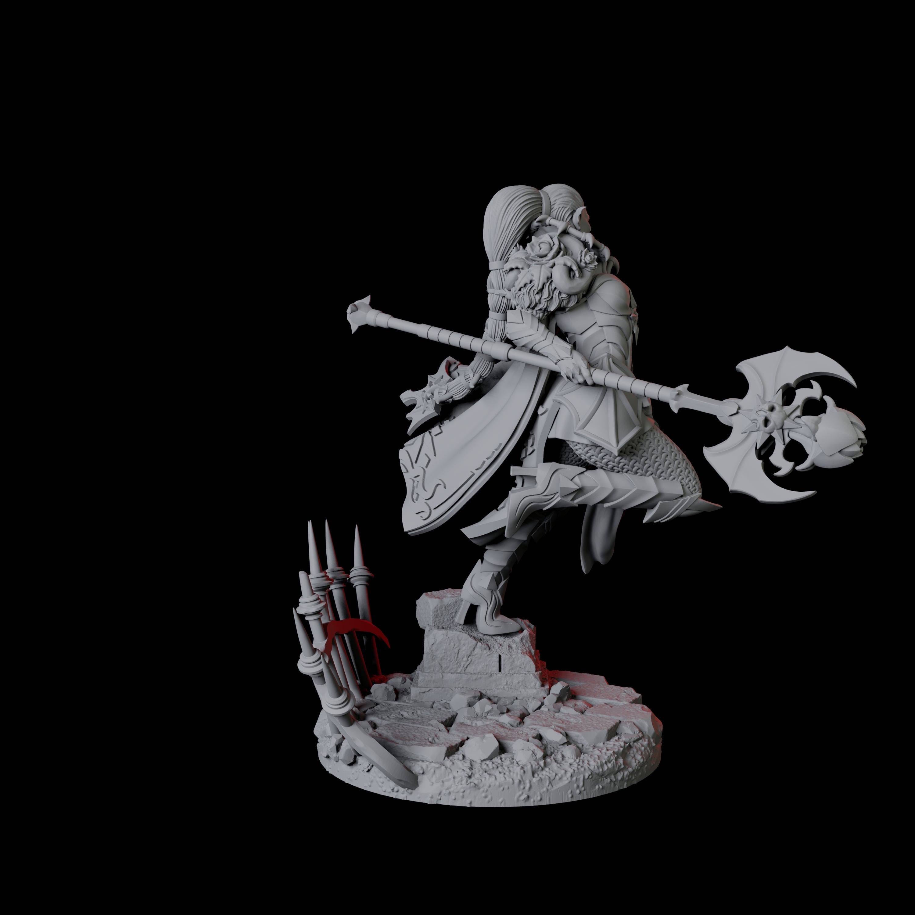 Four Vampire Warriors Miniature for Dungeons and Dragons, Pathfinder or other TTRPGs