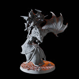 Four Vampires on Giant Bats Miniature for Dungeons and Dragons, Pathfinder or other TTRPGs