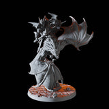 Four Vampires on Giant Bats Miniature for Dungeons and Dragons, Pathfinder or other TTRPGs