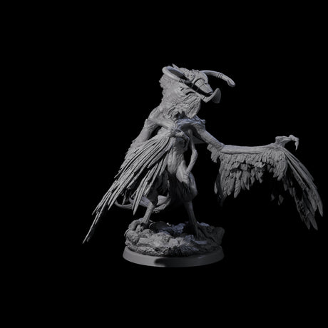 Four Vindictive Garuda Celestials Miniature for Dungeons and Dragons, Pathfinder or other TTRPGs