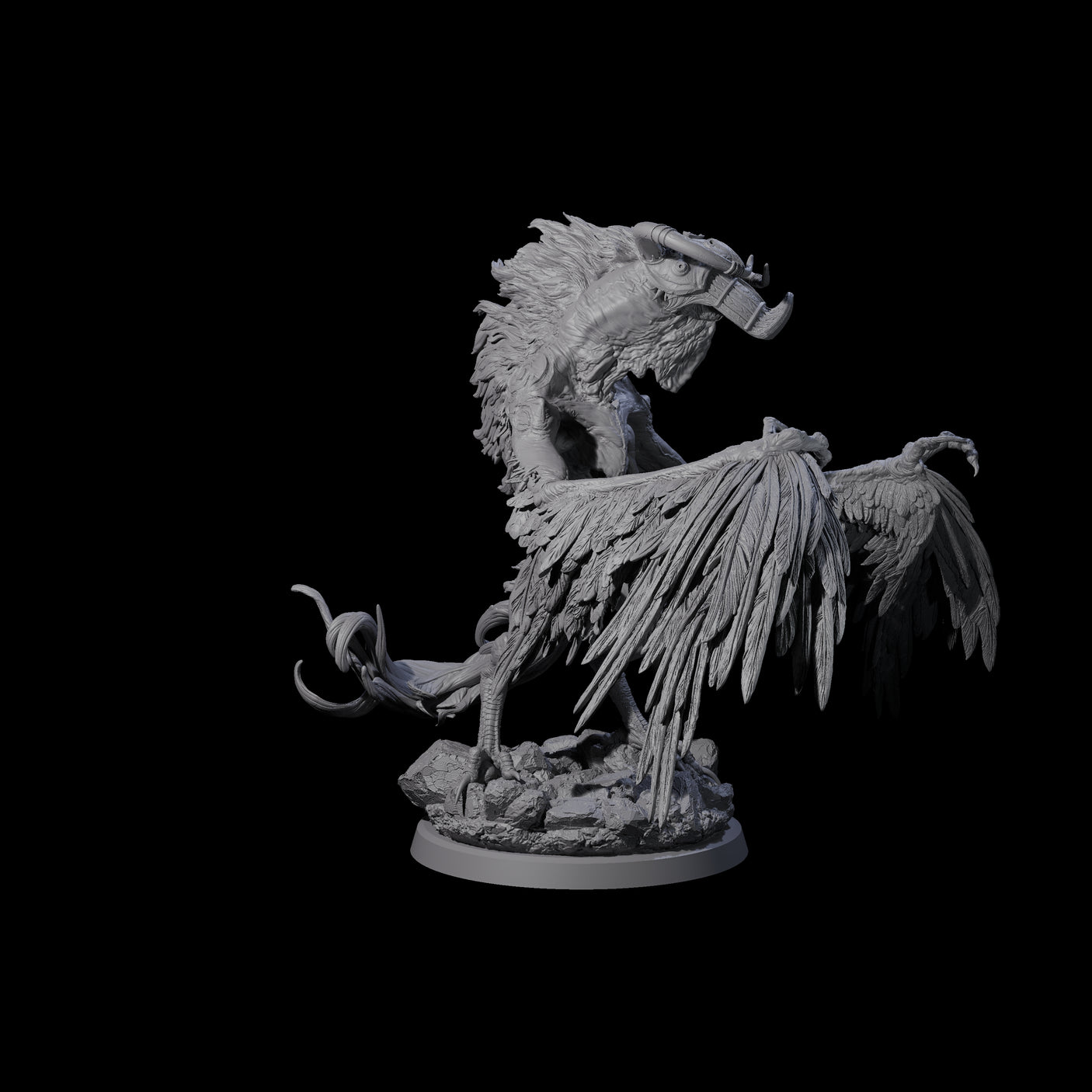 Four Vindictive Garuda Celestials Miniature for Dungeons and Dragons, Pathfinder or other TTRPGs
