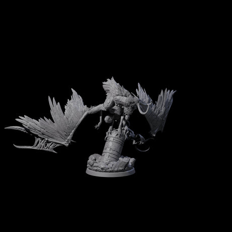 Four Vindictive Garuda Celestials Miniature for Dungeons and Dragons, Pathfinder or other TTRPGs