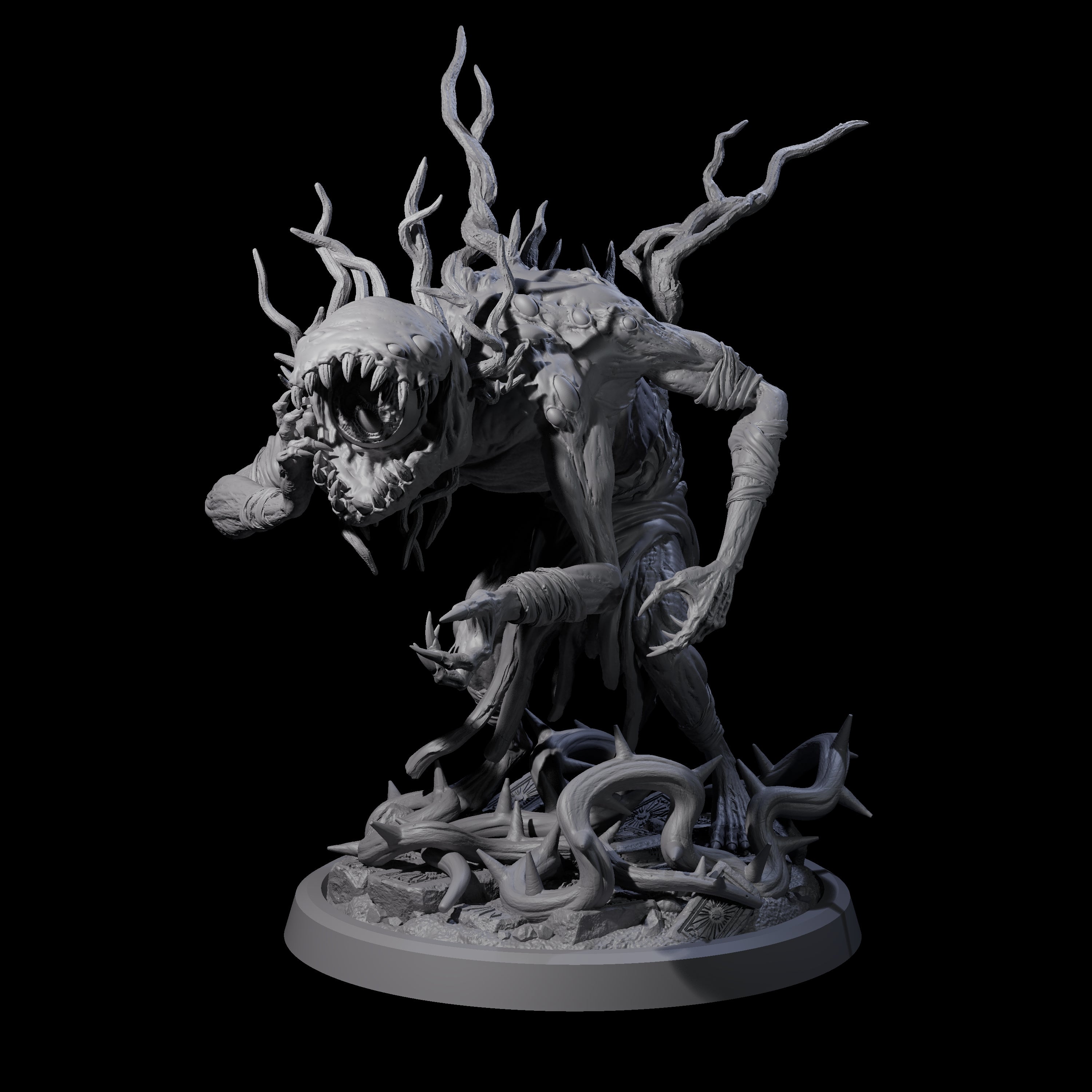 Four Void Nothics Miniature for Dungeons and Dragons, Pathfinder or other TTRPGs
