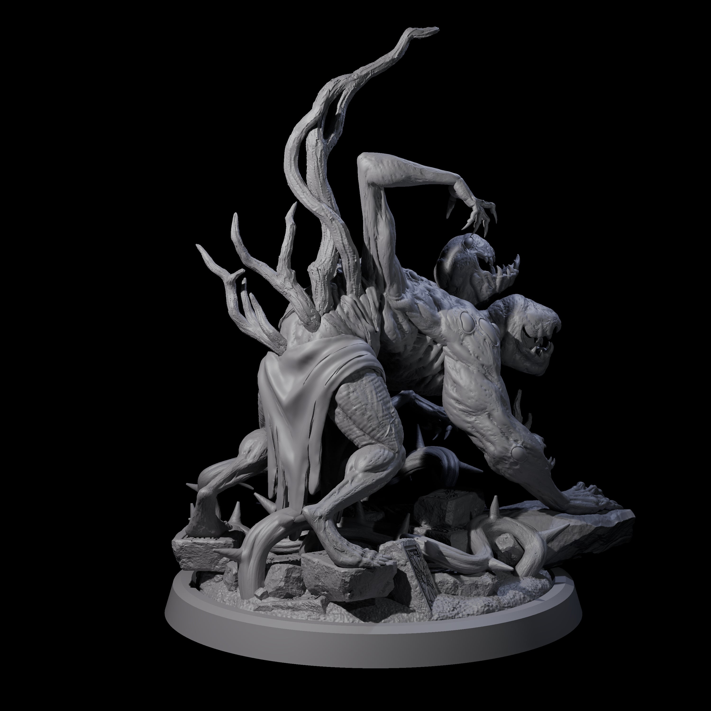 Four Void Nothics Miniature for Dungeons and Dragons, Pathfinder or other TTRPGs