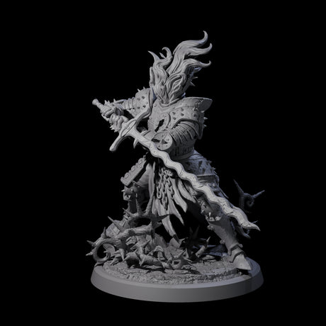 Four Well Trained Fire Elemental Myrmidons Miniature for Dungeons and Dragons, Pathfinder or other TTRPGs