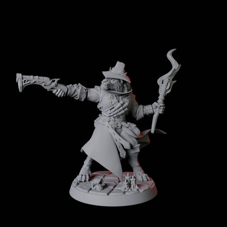 Four Werewolf Vampire Hunters Miniature for Dungeons and Dragons, Pathfinder or other TTRPGs