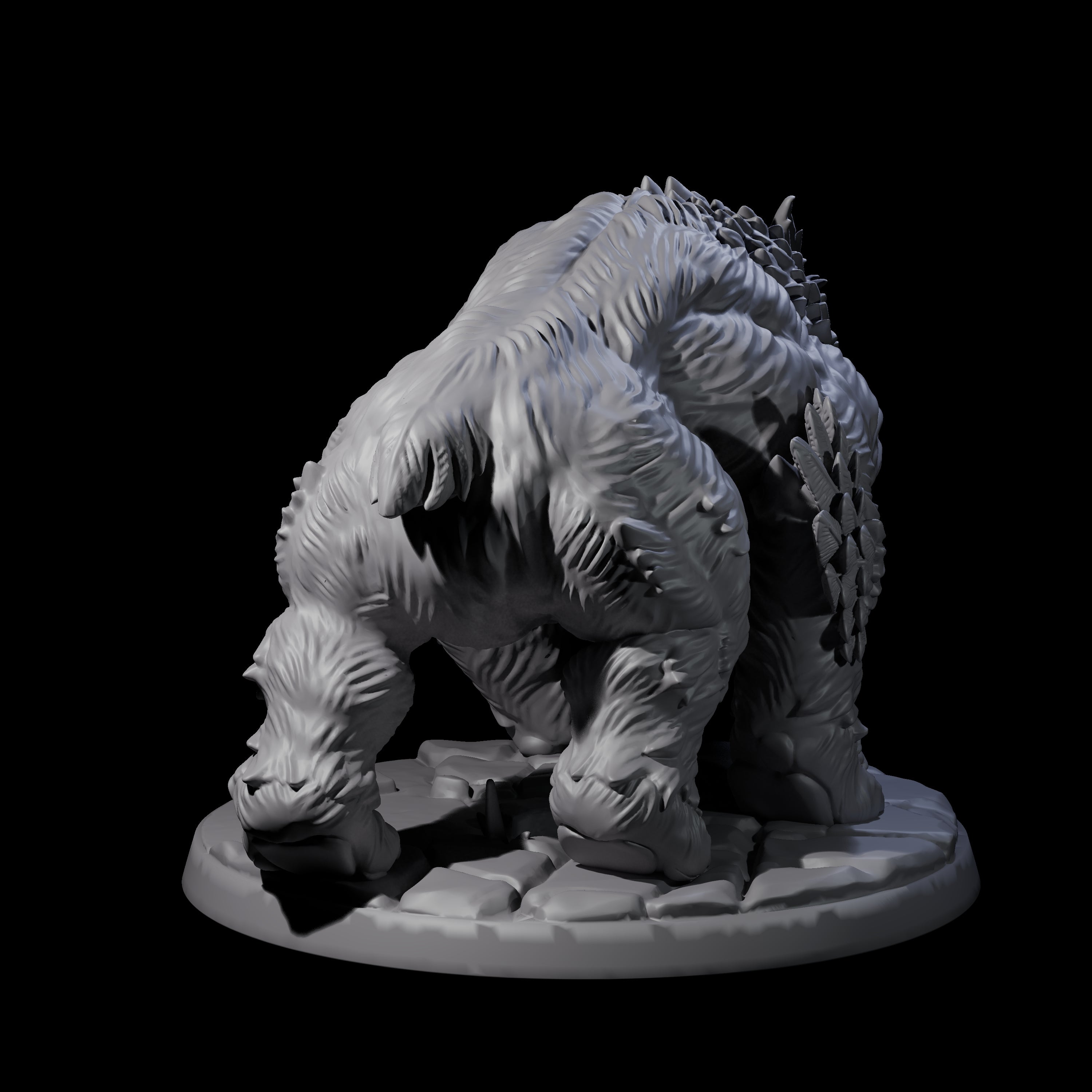 Four Wild Owlbears Miniature for Dungeons and Dragons, Pathfinder or other TTRPGs