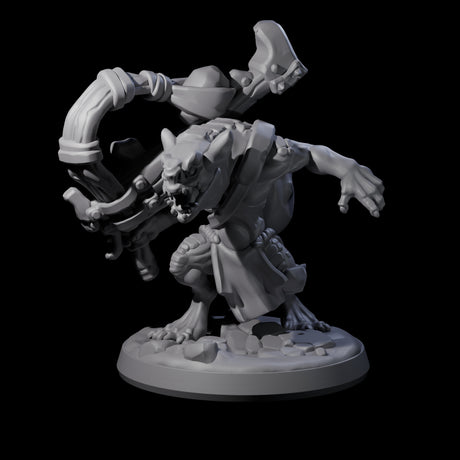 Four Wild Raging Kobolds Miniature for Dungeons and Dragons, Pathfinder or other TTRPGs