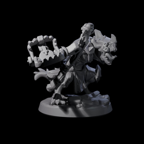 Four Wild Raging Kobolds Miniature for Dungeons and Dragons, Pathfinder or other TTRPGs