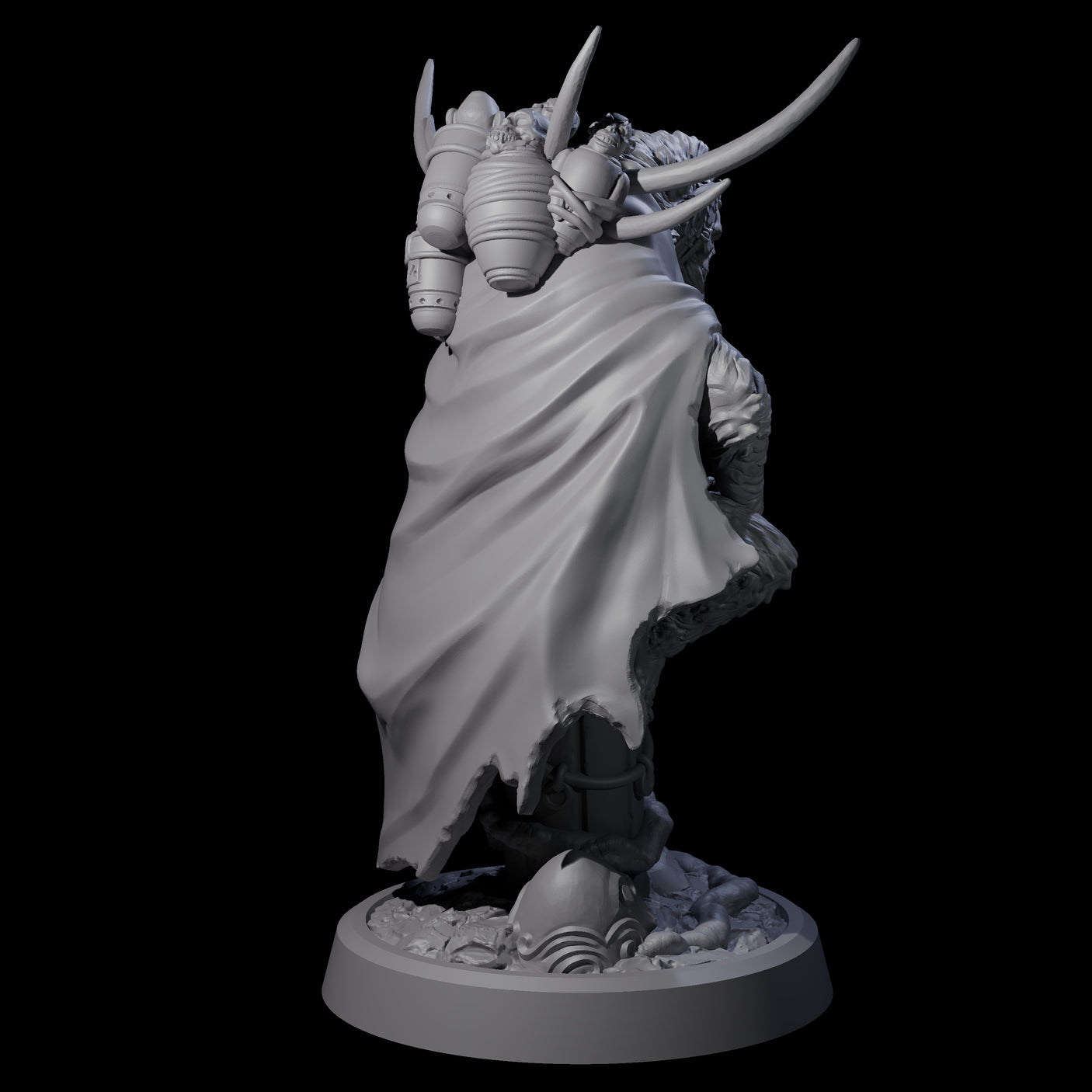 Four Wise Hazodee Elders Miniature for Dungeons and Dragons, Pathfinder or other TTRPGs
