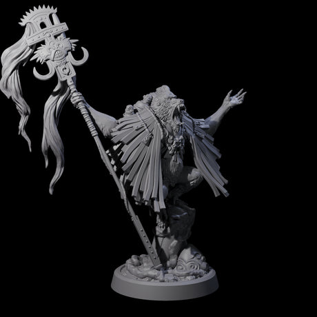 Four Wise Hazodee Elders Miniature for Dungeons and Dragons, Pathfinder or other TTRPGs