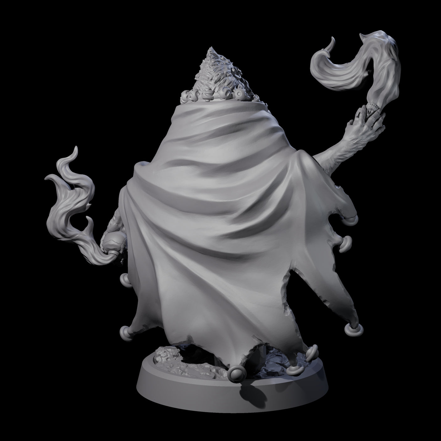 Four Wise Hazodee Elders Miniature for Dungeons and Dragons, Pathfinder or other TTRPGs