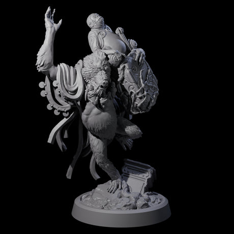 Four Wise Hazodee Elders Miniature for Dungeons and Dragons, Pathfinder or other TTRPGs