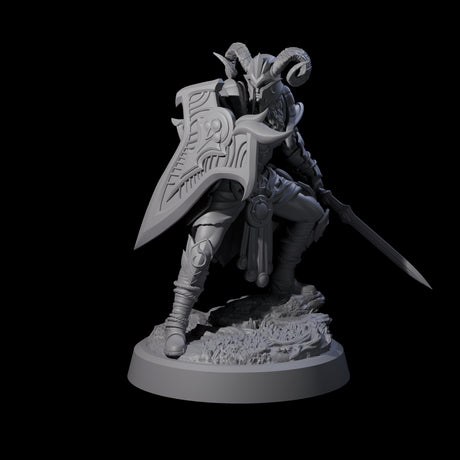 Four Woodland Armoured Elf Fighters Miniature for Dungeons and Dragons, Pathfinder or other TTRPGs