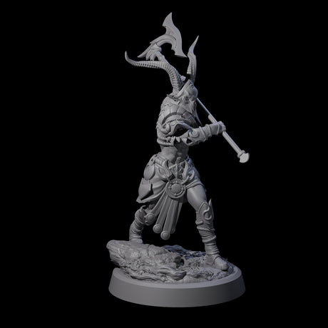 Four Woodland Armoured Elf Fighters Miniature for Dungeons and Dragons, Pathfinder or other TTRPGs