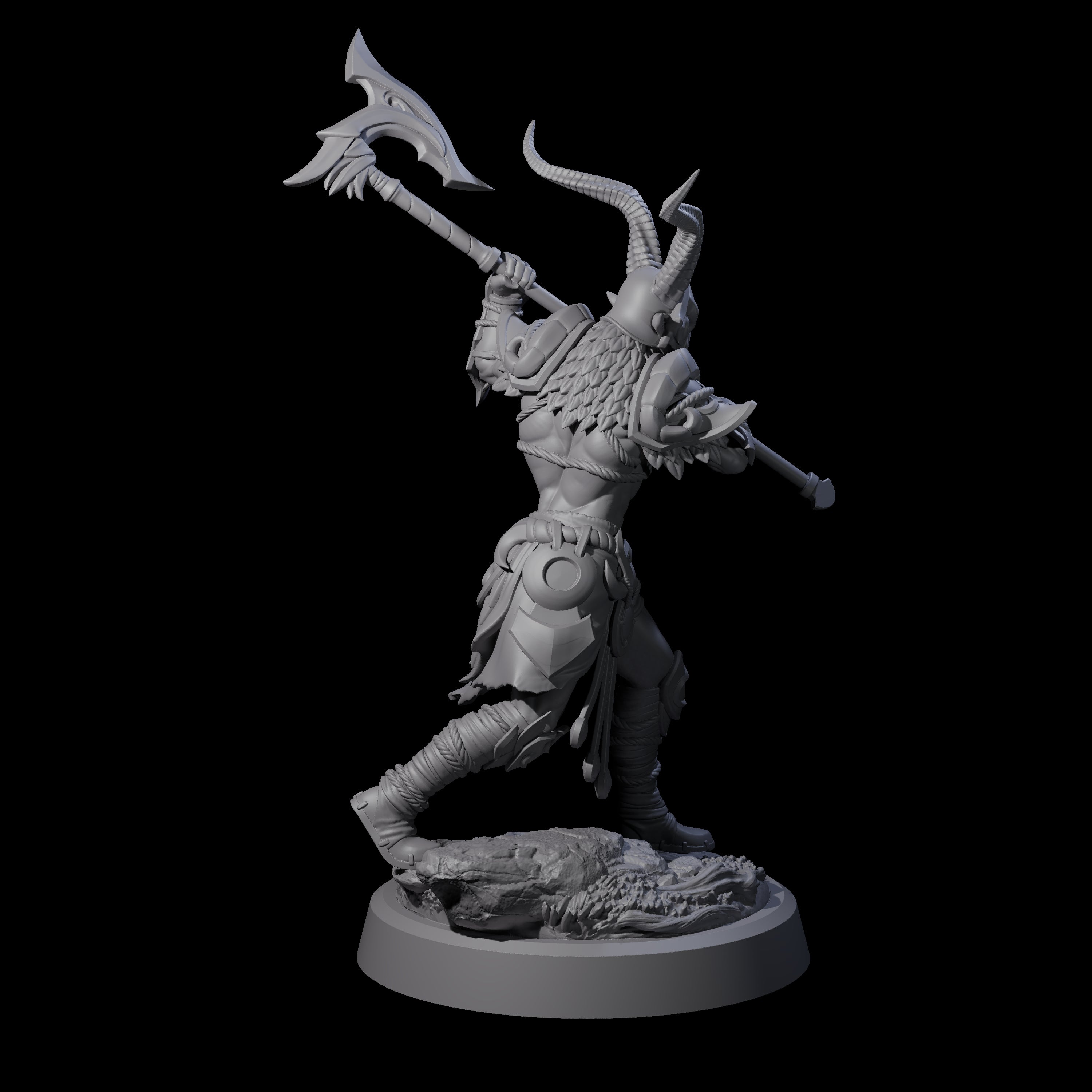 Four Woodland Armoured Elf Fighters Miniature for Dungeons and Dragons, Pathfinder or other TTRPGs