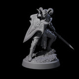 Four Woodland Armoured Elf Fighters Miniature for Dungeons and Dragons, Pathfinder or other TTRPGs
