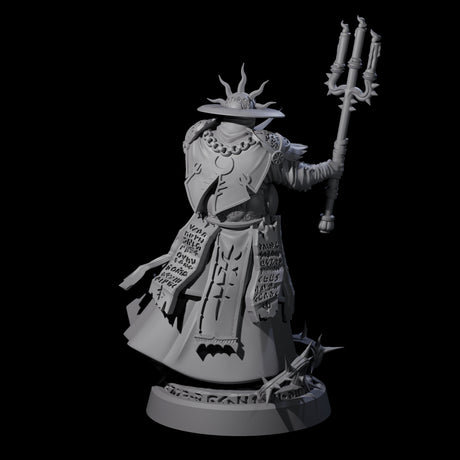 Four Worshipping Masked Clergy Miniature for Dungeons and Dragons, Pathfinder or other TTRPGs