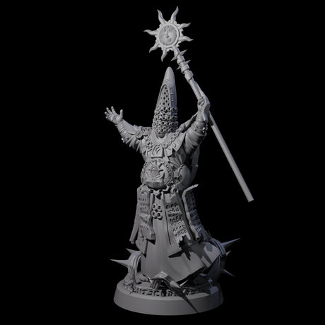 Four Worshipping Masked Clergy Miniature for Dungeons and Dragons, Pathfinder or other TTRPGs