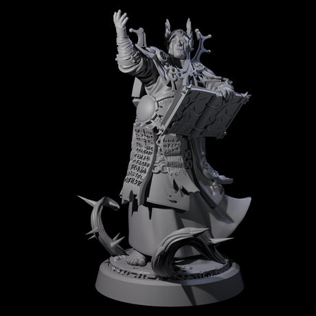 Four Worshipping Masked Clergy Miniature for Dungeons and Dragons, Pathfinder or other TTRPGs
