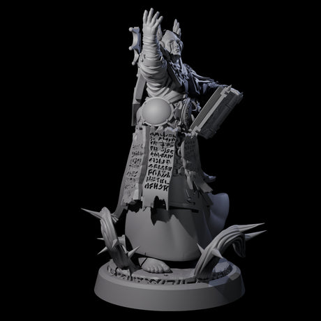 Four Worshipping Masked Clergy Miniature for Dungeons and Dragons, Pathfinder or other TTRPGs