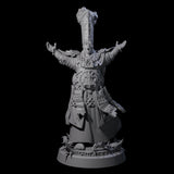 Four Worshipping Masked Clergy Miniature for Dungeons and Dragons, Pathfinder or other TTRPGs