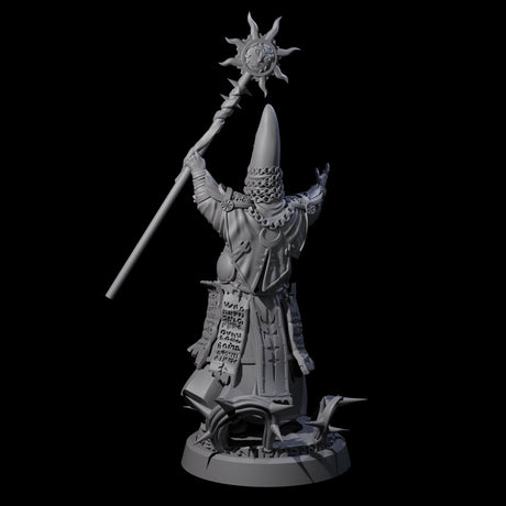Four Worshipping Masked Clergy Miniature for Dungeons and Dragons, Pathfinder or other TTRPGs