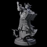 Four Worshipping Masked Clergy Miniature for Dungeons and Dragons, Pathfinder or other TTRPGs