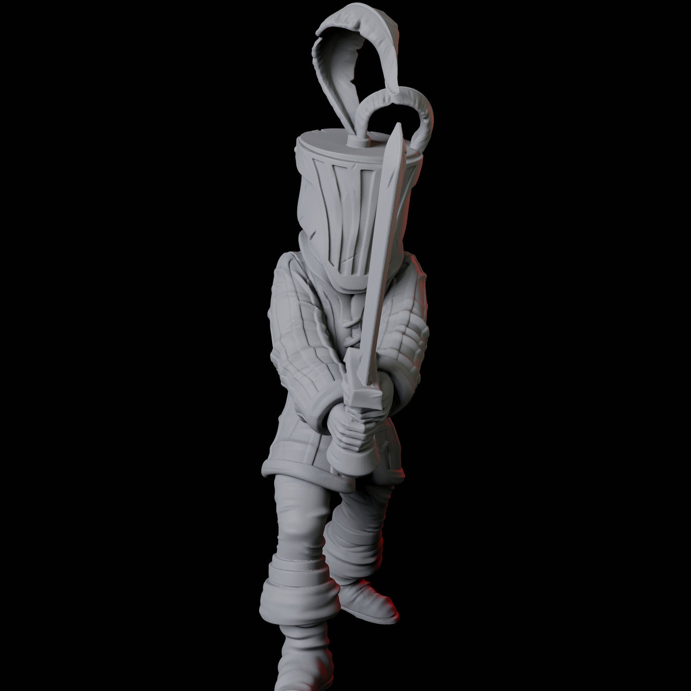 Four Young Squires Miniature for Dungeons and Dragons, Pathfinder or other TTRPGs