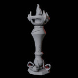 Free Standing Torch Miniature for Dungeons and Dragons, Pathfinder or other TTRPGs