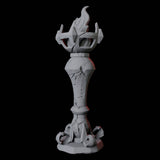 Free Standing Torch Miniature for Dungeons and Dragons, Pathfinder or other TTRPGs