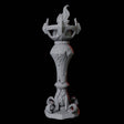 Free Standing Torch Miniature for Dungeons and Dragons, Pathfinder or other TTRPGs