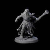 Frenetic Warrior Priest Miniature for Dungeons and Dragons, Pathfinder or other TTRPGs