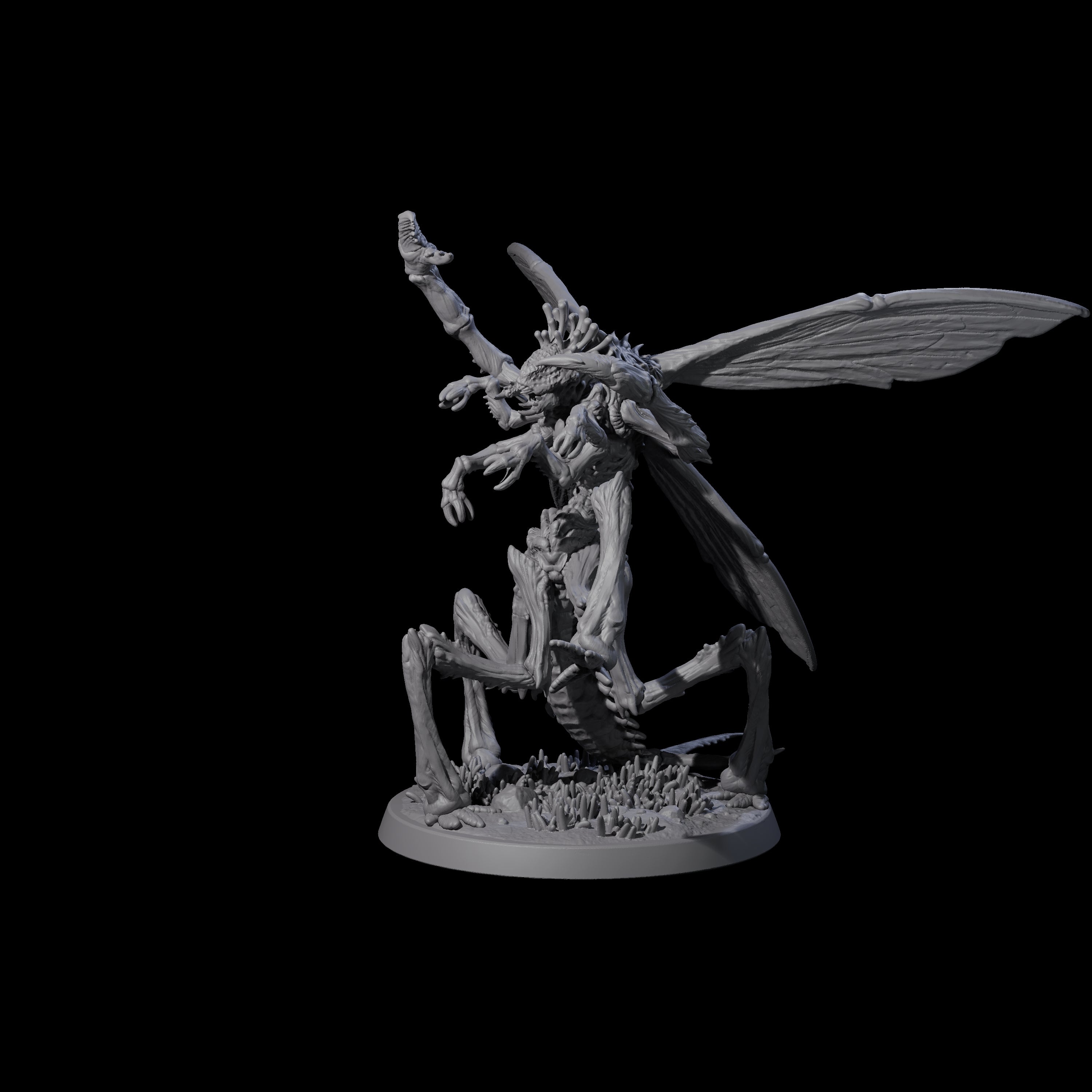 Frenzied Mi-Go Berserker Miniature for Dungeons and Dragons, Pathfinder or other TTRPGs