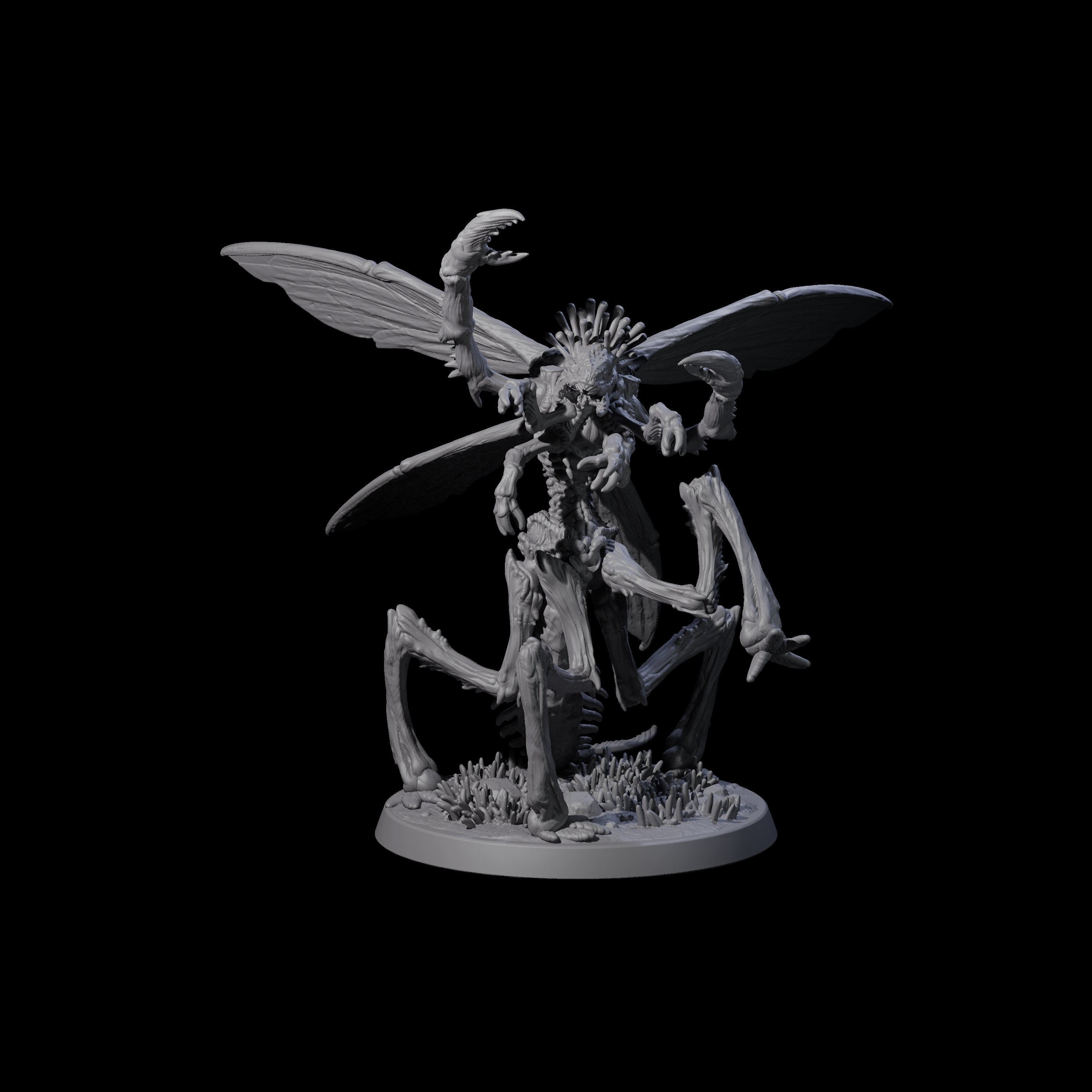 Frenzied Mi-Go Berserker Miniature for Dungeons and Dragons, Pathfinder or other TTRPGs